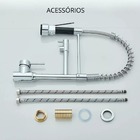 Torneira Gourmet Bancada Misturador Monocomando Cromado