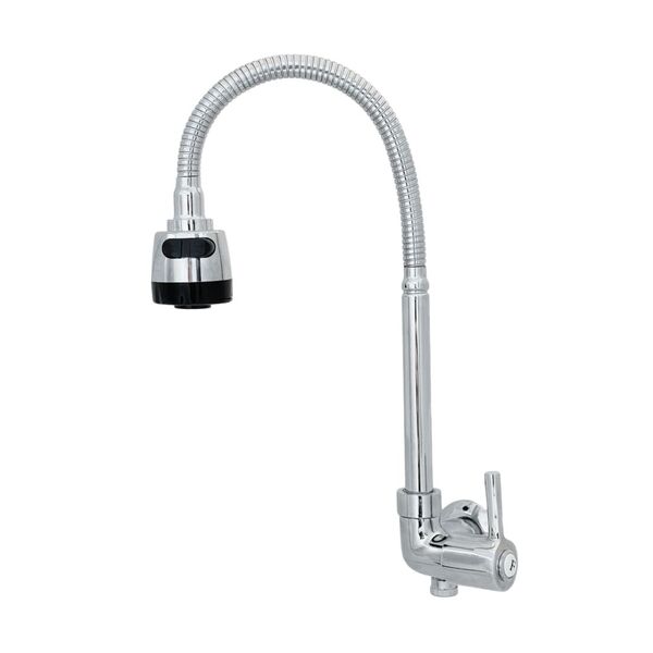 Torneira Gourmet Bica Móvel Cozinha Parede 1/4 De Volta Com S