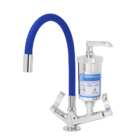 Torneira Gourmet Color Azul Filtro Cozinha C70 Mesa 1/4 de Vo