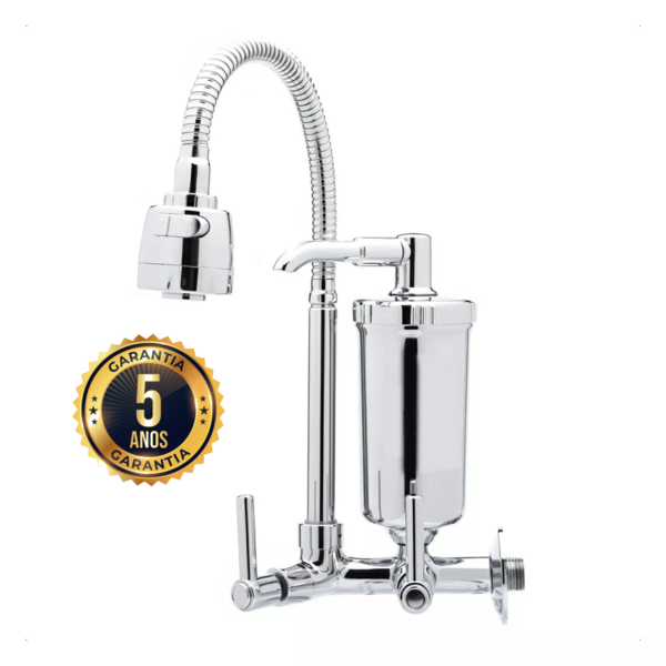 Torneira Gourmet Com Filtro Cozinha Parede