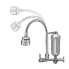 Torneira Gourmet Com Filtro Cozinha Parede Inoxidavel ABS