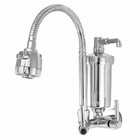 Torneira Gourmet Com Filtro Cozinha Parede Metal - Um Novo Co