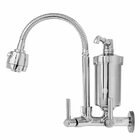 Torneira Gourmet Com Filtro De Cozinha Flexível Preta 1/4 De