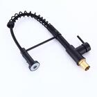 Torneira Gourmet Com Misturador Monocomando Flexível Preta De