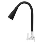 Torneira Gourmet Cone 2 Jatos Cozinha C34 Preta Parede