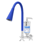 Torneira Gourmet Cone Azul Filtro Cozinha C31 Parede 1/4 de V