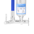 Torneira Gourmet Cone Azul Filtro Cozinha C34 Parede 1/4 de V