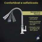 Torneira Gourmet Cone Cônica Metal (mesa/bancada) Casagrande