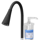 Torneira Gourmet Cone Preta Filtro Cozinha C31 Mesa 1/4 de Vo