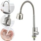 Torneira Gourmet Cozinha Bancada Flexível Metal Cromada Fosca