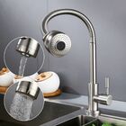 Torneira Gourmet Cozinha Bancada Flexível Metal Cromada Fosca