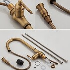 Torneira Gourmet Cozinha Bico Extensor Bronze Antigo 60101B