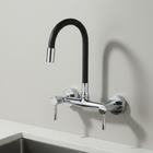 Torneira Gourmet Cozinha De Parede Flexível Água Quente Fria