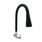 Torneira Gourmet Cozinha Flexível Cone 2 Jatos Preto Parede C