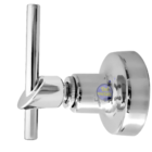 Torneira Gourmet Cozinha Flexível Cone 2 Jatos Preto Parede C