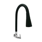 Torneira Gourmet Cozinha Flexível Cone 2 Jatos Preto Parede C