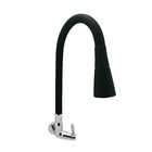 Torneira Gourmet Cozinha Flexível Cone 2 Jatos Preto Parede C