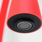Torneira Gourmet Cozinha Flexível Cone 2 Jatos Vermelha Mesa