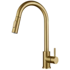 Torneira Gourmet Cozinha Monocomando Flexível Inox Escovado D