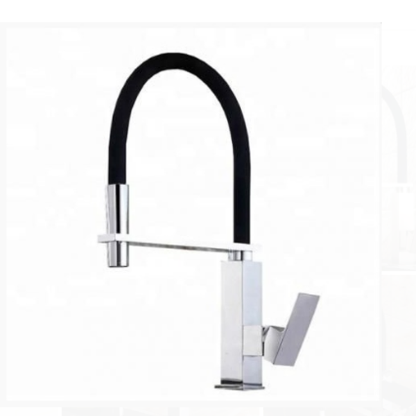 Torneira Gourmet Cozinha Monocomando Mangueira Preta Flex