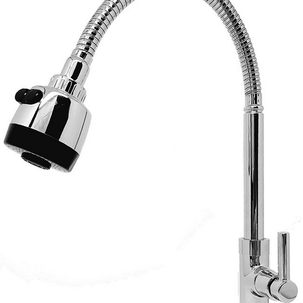 Torneira Gourmet Cozinha Monocomando Mesa Bica Móvel Flexível