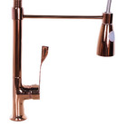 Torneira Gourmet Cozinha Monocomando Rosê Gold Com Spray Alpha