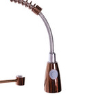 Torneira Gourmet Cozinha Monocomando Rosê Gold Com Spray Alpha