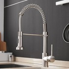 Torneira Gourmet Cozinha Móvel Prata Fosco Quente Fria