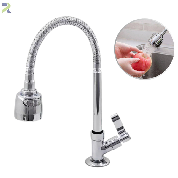 Torneira Gourmet Cozinha Para Pia Flexível Cromada Duplo Jato