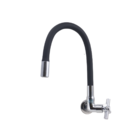 Torneira Gourmet Cozinha Preta C-64 Parede 1/4v.