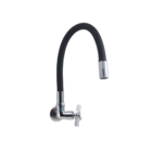 Torneira Gourmet Cozinha Preta C-64 Parede 1/4v.