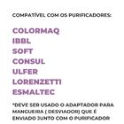 Torneira Gourmet Cromada Cozinha C/ Tubo Preto Flexível Banca