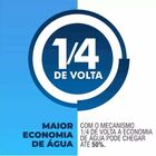 Torneira Gourmet Cromada Cozinha C/ Tubo Preto Flexível Banca