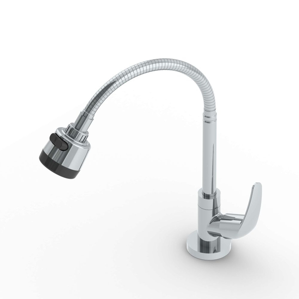 Torneira Gourmet De Bancada Bica Móvel Monocomando 1/4 Volta