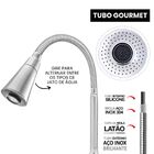 Torneira Gourmet De Bancada Tubo Cone Cromado C/ Saída Para P