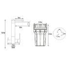 Torneira Gourmet De Cozinha Com Filtro Monocomando De Bancada