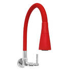 Torneira Gourmet De Cozinha Vermelha Parede Tubo Cone 3455