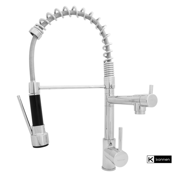Torneira Gourmet De Mesa Para Cozinha -  Cromado - Konnen Met
