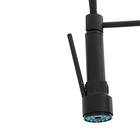 Torneira Gourmet De Mesa Preta - Toda Em Metal+ Brinde