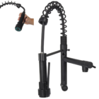 Torneira Gourmet De Parede 50cm Monocomando Preto