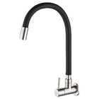 Torneira Gourmet De Parede De Cozinha Inox (laguna Preta)