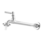 Torneira Gourmet de Parede em Metal com Volante Cabinho e 22c