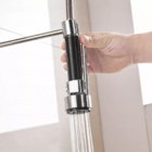 Torneira Gourmet De Parede Monocomando Extensível Cromada