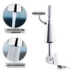 Torneira Gourmet De Parede Para Cozinha Cromada Cone 2 Jatos