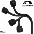 Torneira Gourmet De Pia De Cozinha Parede Flexível Luxo 2 Jat