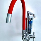 Torneira Gourmet Filtro C-64 Tubo Flexível Vermelho  Parede 1