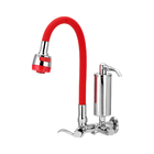Torneira Gourmet Filtro Cozinha Vermelha Flexível 1/4 De Volt