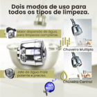 Torneira Gourmet Flexível Bica Móvel Dois Jatos Cozinha Del M