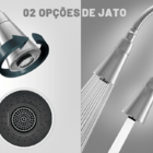 Torneira Gourmet Flexível Cozinha Mesa Cônico Cromada C34 Cas