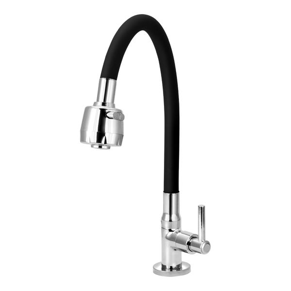Torneira Gourmet Flexível Cozinha Mesa Preta C51